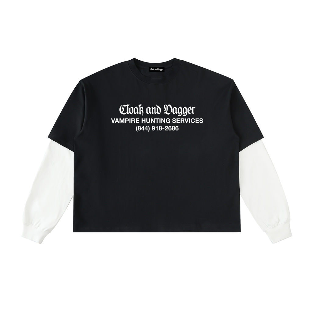 VAMPIRE HUNTER CONTRAST DOUBLE LONG SLEEVE