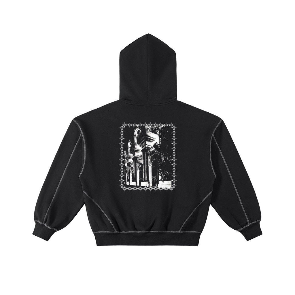 CLOAK SPORT ZIP UP STITCH HOODIE