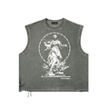 HALO GROMMET DISTRESSED TANK