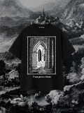 DREAM PORTAL TEE IN DARKEST BLACK