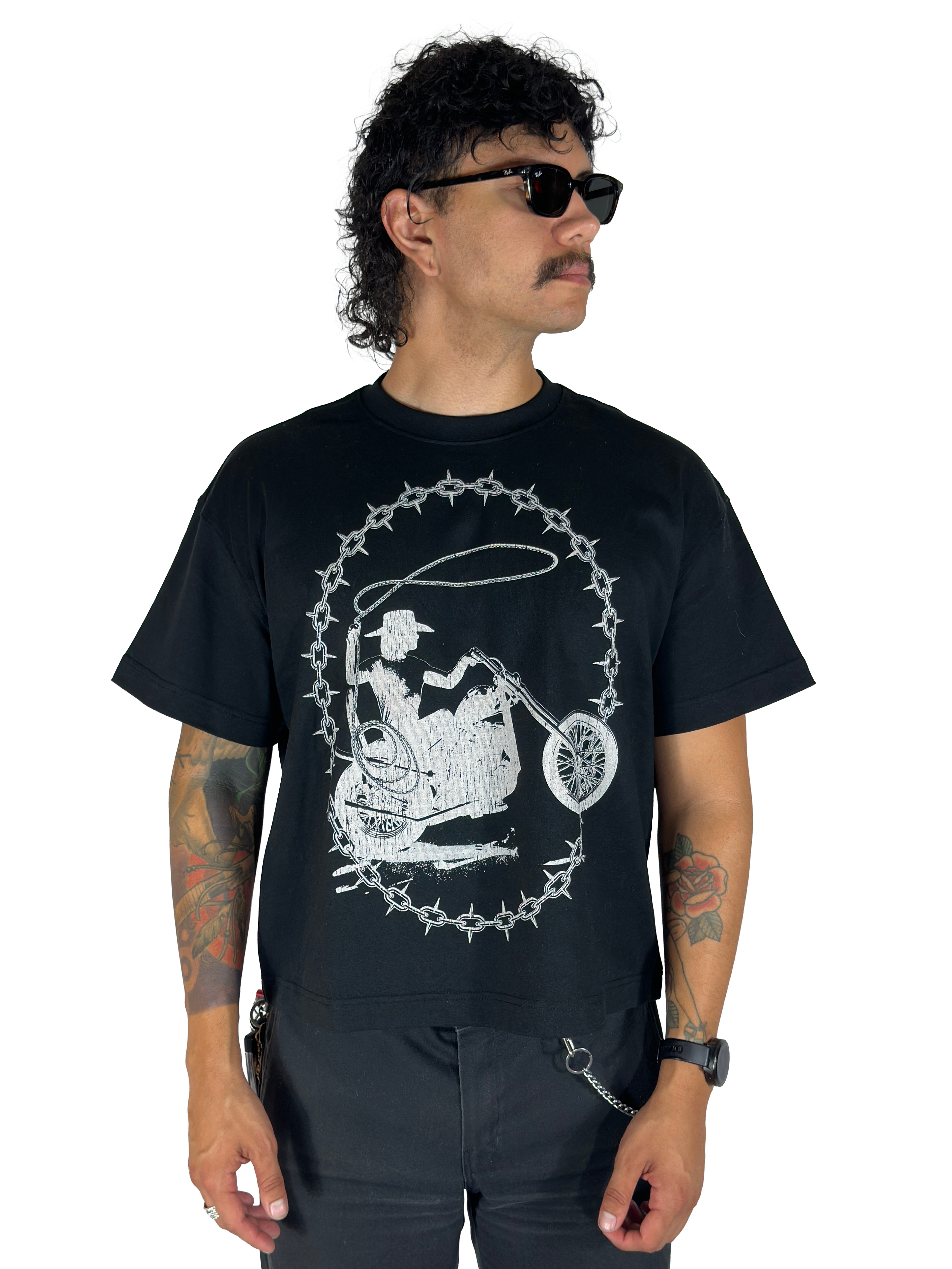 COWBOYS DON'T CRY SHIRT IN BLACK - CLOAK X RPM