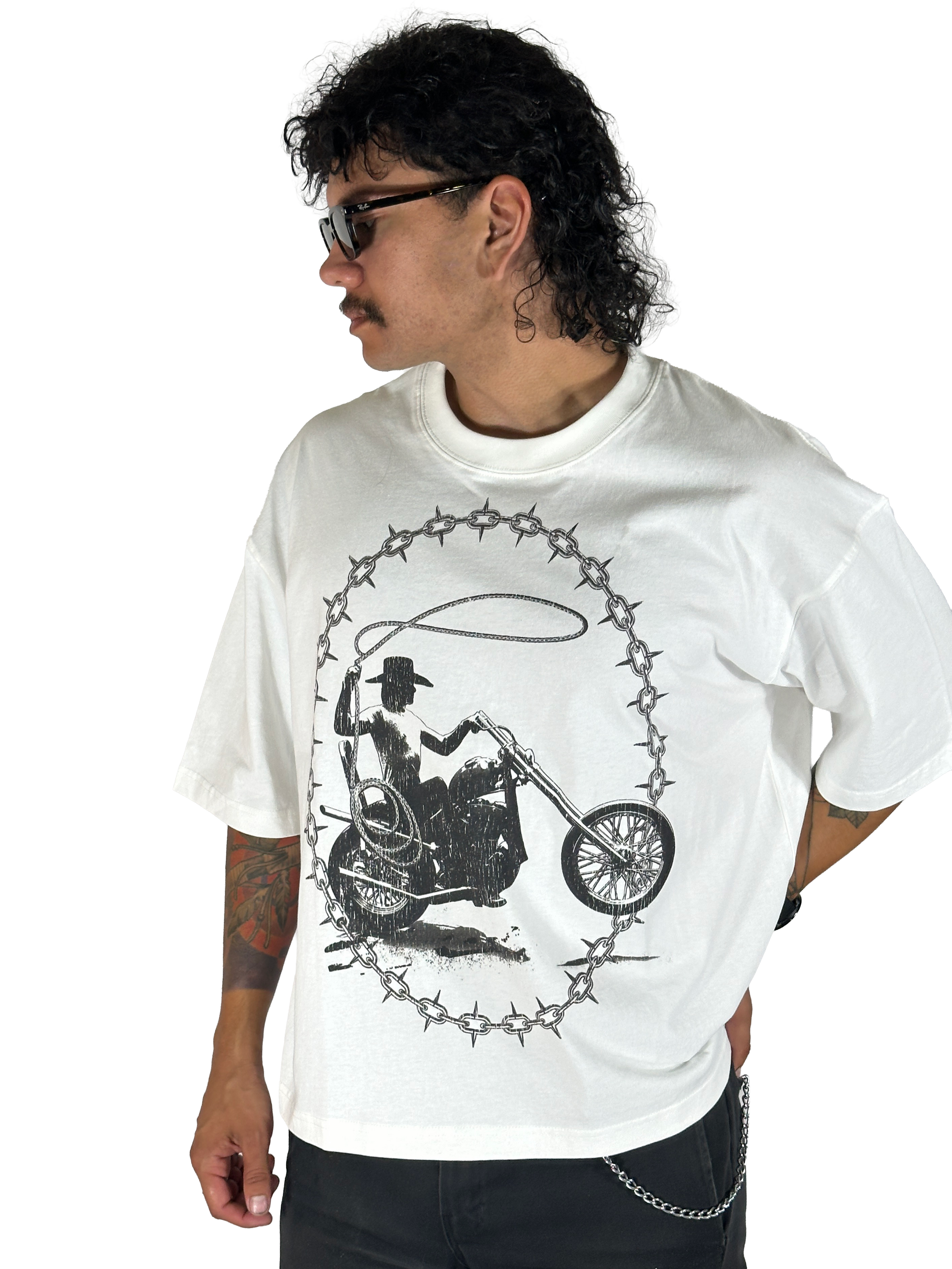 COWBOYS DON'T CRY SHIRT IN WHITE - CLOAK X RPM