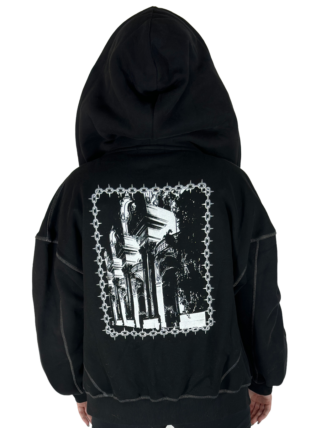 CLOAK SPORT ZIP UP STITCH HOODIE
