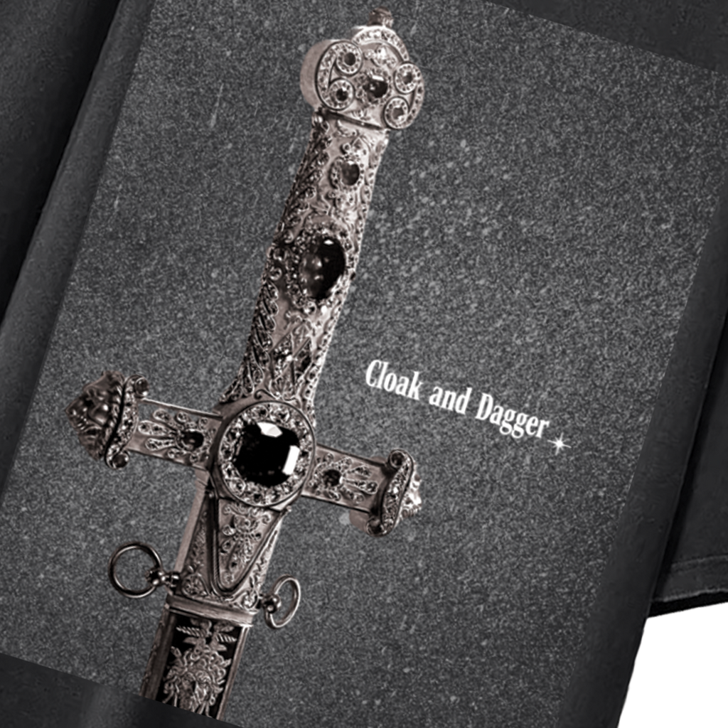 THE HILT BOXY DISTRESSED T-SHIRT IN BLACK