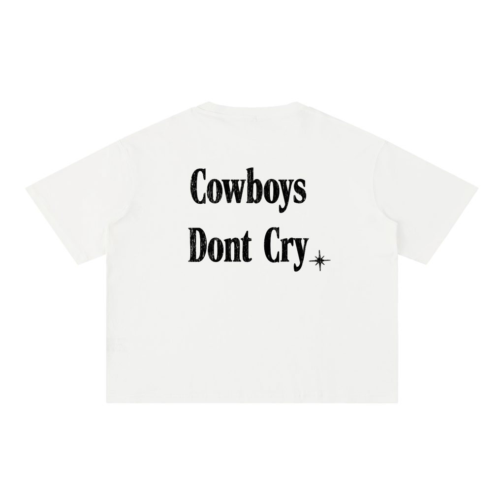 COWBOYS DON'T CRY SHIRT IN WHITE - CLOAK X RPM