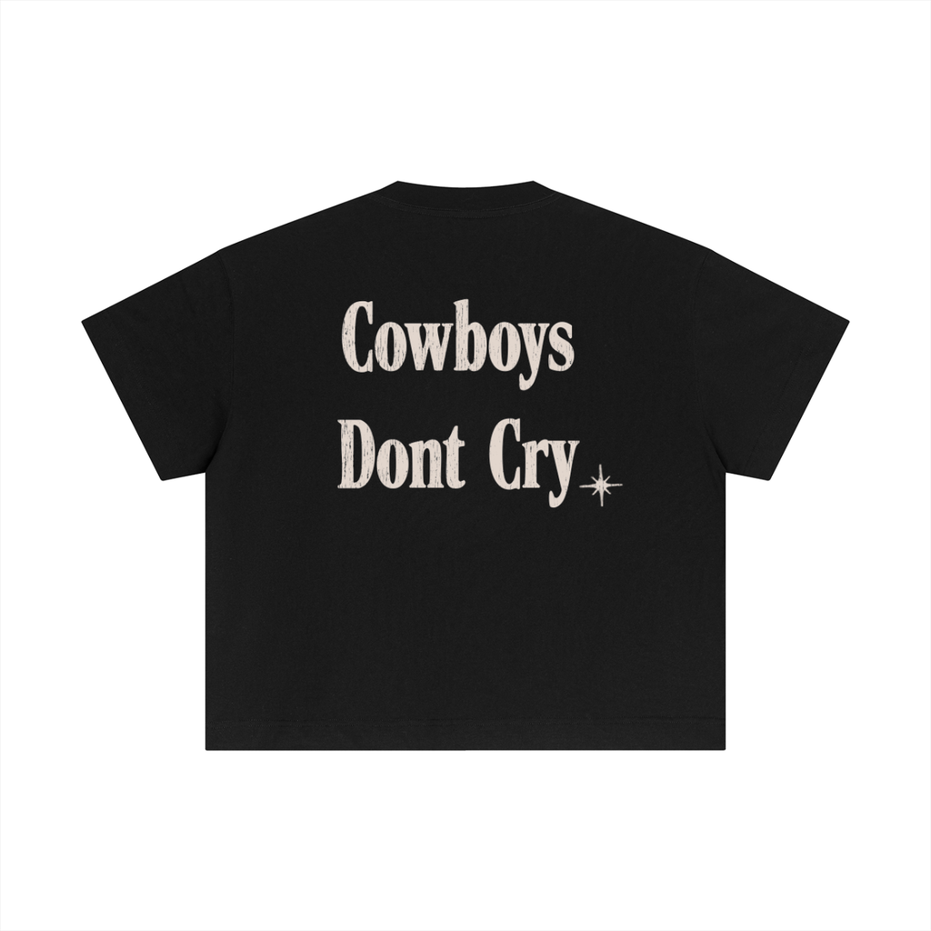 COWBOYS DON'T CRY SHIRT IN BLACK - CLOAK X RPM