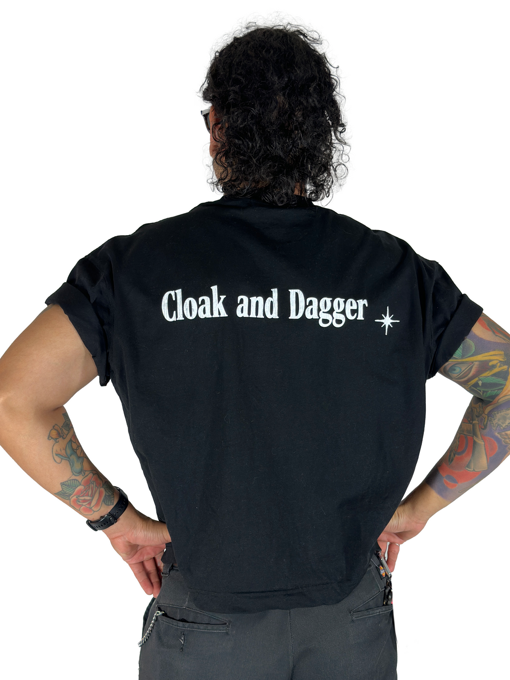 THE FALL BOXY T-SHIRT IN BLACK