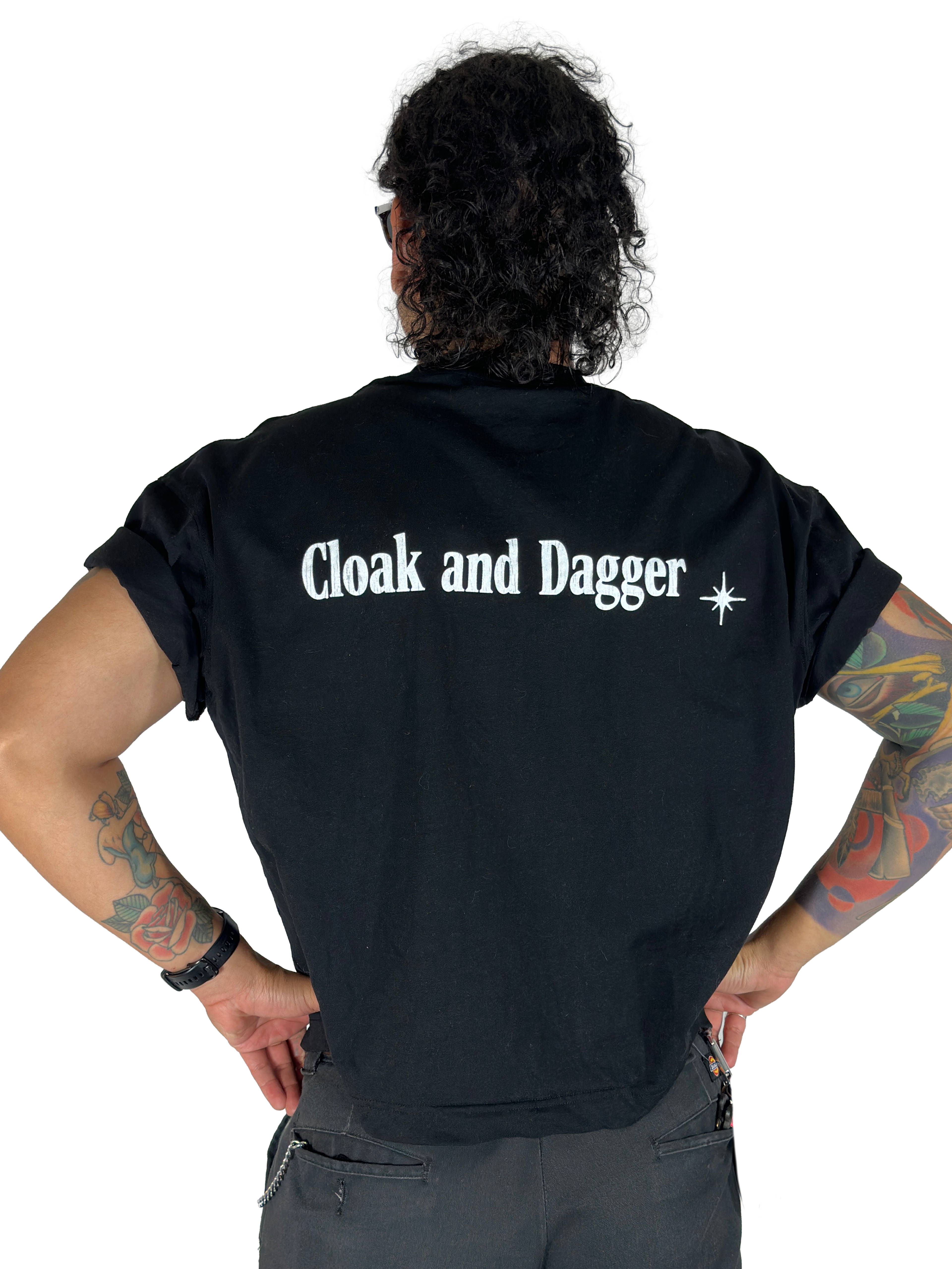 THE FALL BOXY T-SHIRT IN BLACK