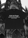 VAMPIRE HUNTER CLASSIC BOXY T-SHIRT IN BLACK