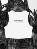 VAMPIRE HUNTER BABY TANK IN WHITE