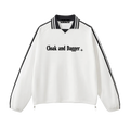 THE ALTAR COLLARED CREWNECK IN WHITE